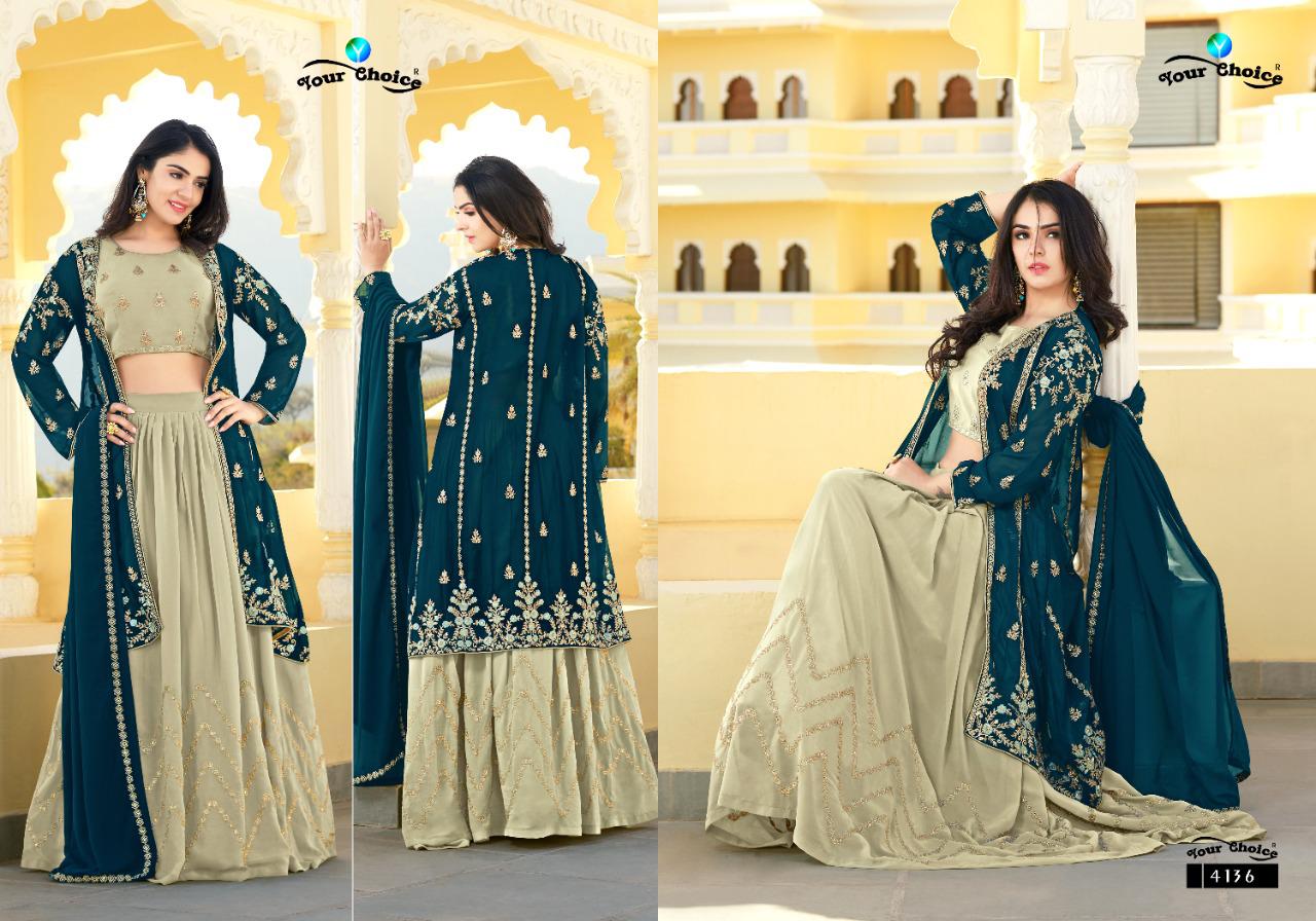 Your Choice Glam Hunt Bridal Look Wholesale Georgette Wedding Salwar Suits